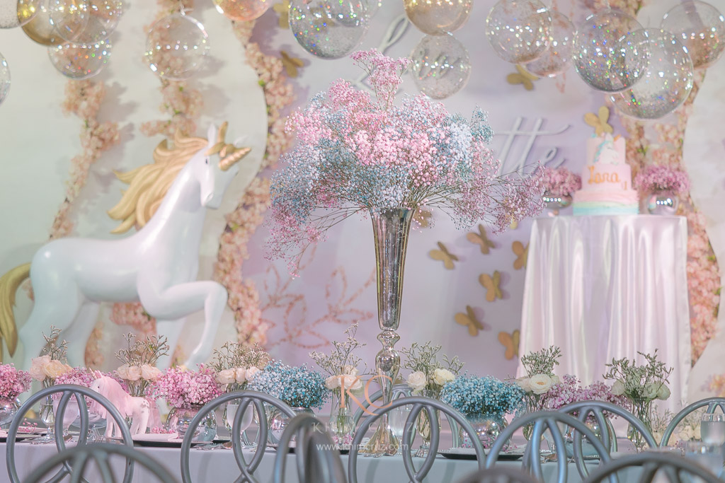 unicorn rainbow birthday party theme