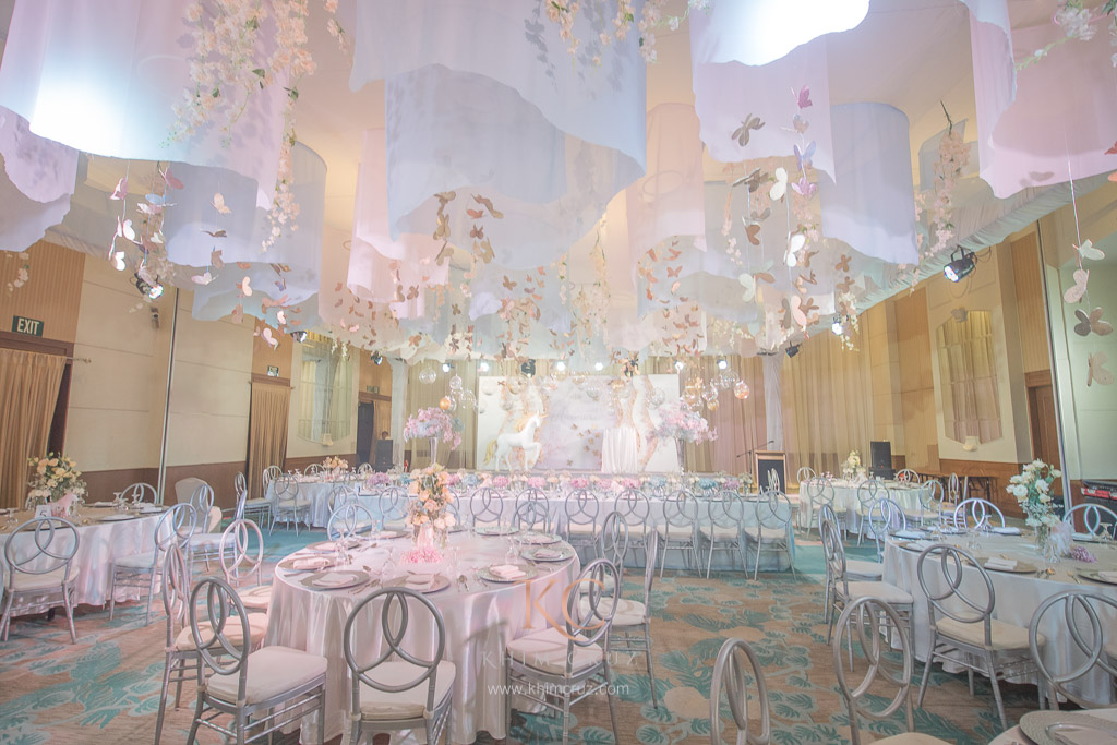 unicorn theme children birthday reception by Khim Cruz