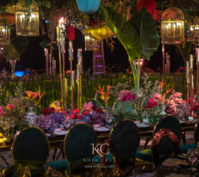 Crazy Rich Asians inspired theme debut VIP table styled by Khim Cruz