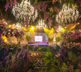 Enchanted garden themed debut