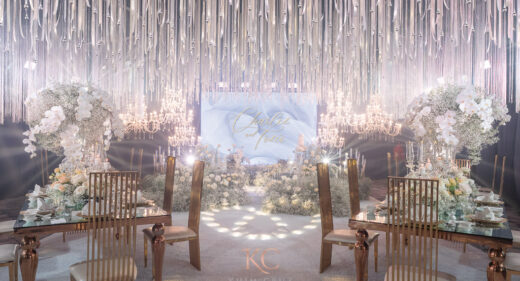 timeless elegance wedding reception of Charles & Tosie wedding decor styled by Khim Cruz