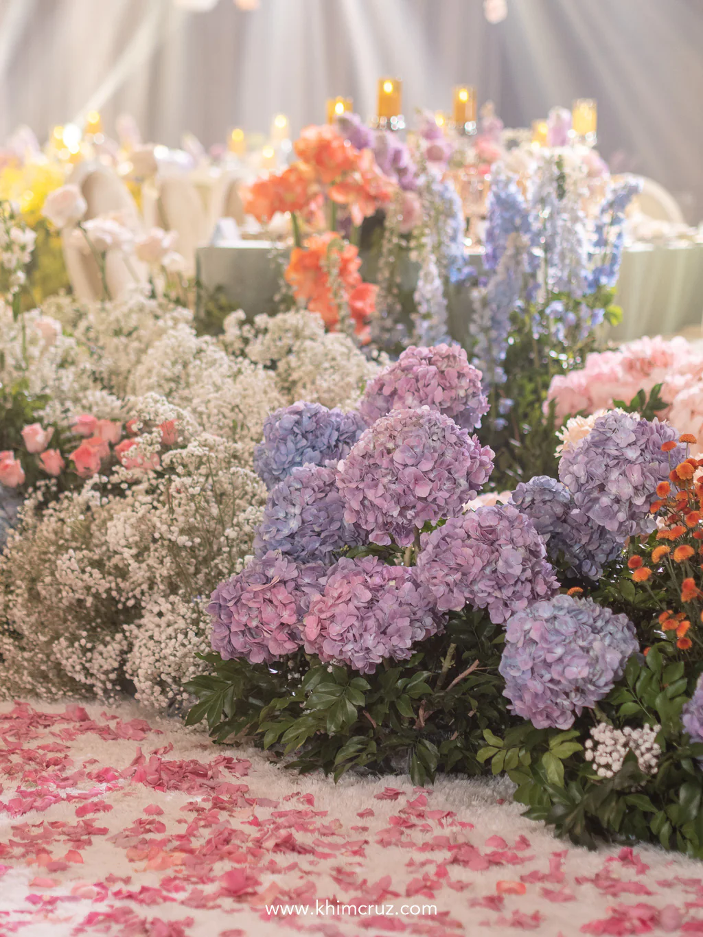 lush pastel florals for a dreamy garden theme wedding