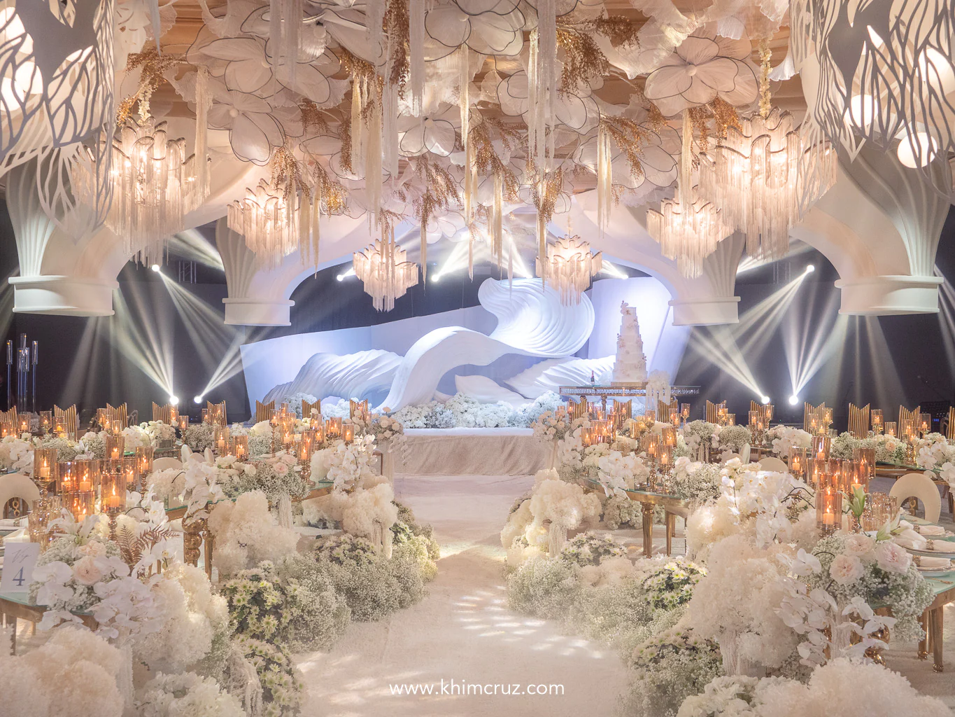 a wedding that seamlessly blends ethereal charm with sophistication