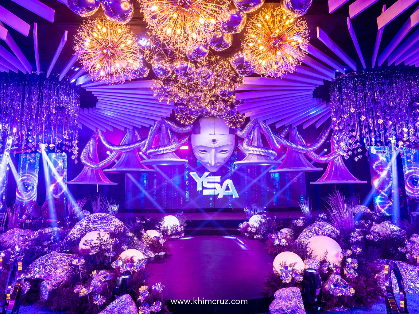 innovation and style into every detail of this futuristic debut party